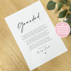 PERSONALISED Grandad Poem A4 UNFRAMED PRINT, Grandad Poem Print Gift from Grandchild Grandchildren, Grandparent Poem, Grandad Christmas Gift