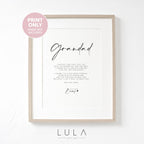 Grandad to be Poem from Bump A4 A5 PRINT, Pregnancy Announcement, Grandad Poem Love Bump Gift, New Grandparent Announcement, Grandad to be