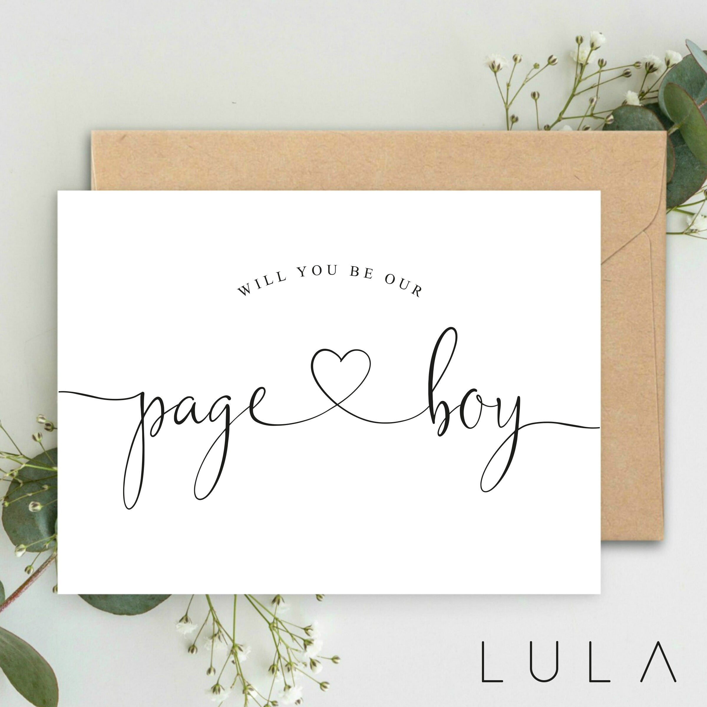 Will you be my Bridesmaid A5 Card & envelope, Bridal Party Card, Bridesmaid Card, Typography Card, Wedding Party Card, Card for Bridesmaid