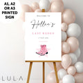 PERSONALISED A1 A2 or A3 Last Rodeo Hen Do PRINTED Welcome Sign Elegant Hen Do Welcome Sign Last Rodeo signage decor