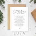 First Christmas as my Daddy from Baby with Poem A5 Greeting Card with envelope, Daddy's first Christmas, Christmas Card for Daddy, Poem Card