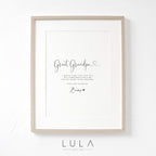 Great Grandpa to be Love from Bump A4 A5 PRINT, Pregnancy Announcement, from Bump Gift, Great Grandpa Gift, Great Grandparent Announcement