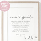 Personalised NANNA Grandad Poem A4 A5 PRINT, Nanna and Grandad Gift Grandparent Poem Gift for Grandparents Grandparent Christmas Gift, Nanna