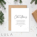 Merry Christmas Pregnancy Announcement A5 Card with envelope, Family, Pregnancy Announcement, Pregnancy Reveal, Friends, Christmas Card