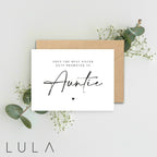 Only the Best Sister gets promoted to Auntie Pregnancy Announcement A5 Card with envelope, Sister Auntie Pregnancy Announcement reveal card