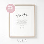 Auntie to be Poem Love from Bump PRINT A4 A5, Pregnancy Announcement, Bump to Auntie, Bump Gift, Surprise, Auntie Present, Pregnancy Reveal