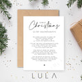 First Christmas as my grandparents from Baby Poem A5 Greeting Card with envelope, Grandparents first Christmas, Christmas Poem Card Baby