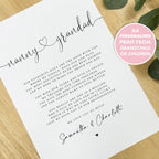 PERSONALISED NANNY and Grandad Poem A4 PRINT, Nanny and Grandad Gift, Grandparent Poem, Gift for Grandparents, Grandparent Christmas Gift