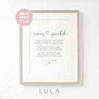 PERSONALISED NANNY and Grandad Poem A4 PRINT, Nanny and Grandad Gift, Grandparent Poem, Gift for Grandparents, Grandparent Christmas Gift