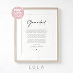 PERSONALISED Grandad Poem A4 UNFRAMED PRINT, Grandad Poem Print Gift from Grandchild Grandchildren, Grandparent Poem, Grandad Christmas Gift