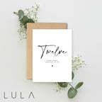 Twelve years Down, Forever to go A5 Card with envelope, Valentines Card, 12th Anniversary Card, Valentines Gift, Twelfth Year Anniversary
