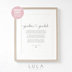 PERSONALISED Grandma and Grandad Poem A4 A5 PRINT Grandma and Grandad Gift Grandparent Poem Gift for Grandparents grandparent Christmas Gift