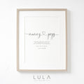 NANNY and POPS Love from Bump A4 or A5 PRINT, Pregnancy Announcement, Bump to Nanny & Pops, Christmas Gift, Grandparents to be